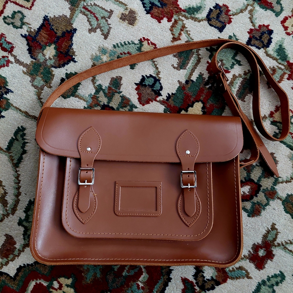 The Cambridge Satchel Company Brown Leather Satchel 13 Inch